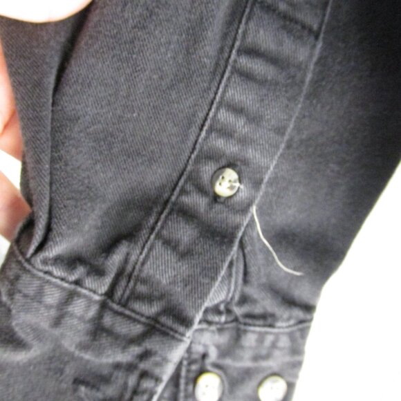 Boot Hill Denim Jean Shirt - Black - Medium - Picture 6 of 10